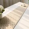 Table Runner Cover Towel Cotton Linen Painting Flower Floral Bed Garden Tassel Home El Restaurant Deal