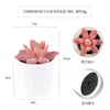 Decorative Flowers 3PCS/Set Mini Artificial Potted Plant Scene Desktop Home Office Decor Tabletop Succulent Plants Bonsai Wedding Party