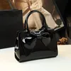 patent Leather Handbags For Women Purse With Bow Satchel Top-Handbags Fi Crossbody Bag Portable Shoulder Luxury 30Yz#