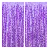 Party Decoration Wavy Tinsel Curtain Foil frans färgglad för pografi bakgrunder dörrdekor fester