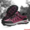 Fitnessschoenen Winter Pluche Warm Outdoor Sneeuw Wandelen Dames Hoge kwaliteit waterdichte enkelsneakers Dames Antislip Trekking-wandelschoenen