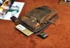 Äkta läder män design casual menger tablett sling väska multifunkti fi rese midje bälte pack bense manlig 3112 a54x#