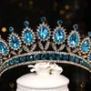 Luxury Bridal Crown Vintage Color Crystal Headband Crystal Fi Diverse Wedding Accories Prom Women Regali per feste di vacanza Q4ug#