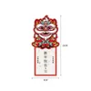 Gift Wrap 50 stks/pak Chinese Lucky Afdichting Etiketten Decor Stickers Rijkdom Leeuwendans Jaar Sticker Voor Doos Bakken Taart Pack