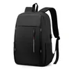 New Men Busin Backpack 17.3インチラップトップ用のUSB充電器付き男性男性マルチファンティショルダーバッグコンピュータノートブックP0PO＃