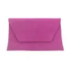 Pochette con diamanti di moda di lusso di design Borsa a busta classica da donna in pelle scamosciata solida Borsa a mano semplice e generosa