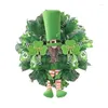 Dekorativa blommor kranshänge 40 cm söt St. Patricks Gift Festival Party Supplies Accessories Green For Home Decoration