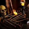 Party Decoration 12 PCS Witch Broom Pennor för Halloween Broomstick Ballpoint Favors Prop Writing