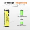 4-24pcs liitokala ni-10 / aaa 1.2v 1000mAH NIMH AAA Batterie rechargeable adaptée aux jouets, aux souris, aux échelles électroniques, à la souris, etc.