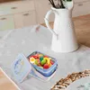 Storage Bottles Portable Tin Box Festival Candy Tins Biscuit Containers Holder Holiday Cookie With Lids Jar