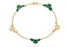 diamonds clover bracelet tennis chain bracelet four leaf flower bracelet designer for women mens bracelets 18 gold plate silvery l2679494