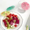 Disposable Flatware 270F 50 Pcs One Package Mixed Fruit Sticks Online Celebrity Flower Festival String Finger Fork Bamboos