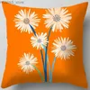 Kussen 45x45 cm ins Scandinavische stijl mooie bloemenbladprint hoes bank kantoorstoel auto kussenhoes woondecoratie Y240401