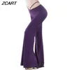 Neue Profial Bauchtanz Praxis Hose Weibliche Erwachsene Bauchtanz Hosen Dame Sexy Low Waist Dance Wear Leistung Hose