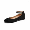 Casual Shoes Spring/Summer Women Chunky Heel Round Toe For Corduroy Buckle Strap Low Mary Janes Zapatos de Muje