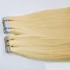 Skin Weft Hair Extension Sale Human Thick Seamless Invisible Tape Remy 100G Natural Color 20 22 24Inch Drop Delivery Products Virgin Dh6Jy