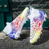 American Football Shoes Man's Fast Non Slip Professional Training Soccer Futsal Boots Society Indoor Kids Sneaker