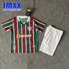 Детский футбольный комплект JMXX 24-25 Fluminense, детская форма, трикотажная футбольная рубашка 2024 2025, топ и шорты, детская версия