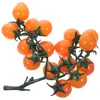 Party Decoration Simulated Cherry Tomatoes Artificial Pendant Household Fake Adorn Decor Pvc Fruits Simulation