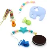 30/50/100pcs 1 25mm D Shape Plastic Baby Pacifier Clips Dummy Chain Holder Suspender Clips Clamp With Gripping Teeth 240322