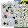 Dekorativa blommor Bröllop Artificiellt falskt blommor Silk Hortensia väggpanel Bankett för festdekoration