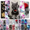 Samsung Galaxy A10 A20 A20S A20S A20E A30 A30S A40 A50 A50S A70 A70S BOOK PAINTED WALLET FLIP CARDスロットカバーレザーYQ240330の携帯電話ケースケースケース