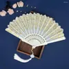 Decorative Figurines Po Prop Fan Elegant Chinese Style Folding With Tassel For Summer Events Dance Performances Hand Held Costume