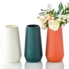 Vases Grand Vase de fleur moderne en plastique paniers de pot nordique mariage maison salon décoration ornement fleurs arrangement