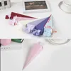 Present Wrap 50st Cone Shape Paper Candy Boxes For Wedding Favor Baby Shower Present Present Packaging Sweets Container