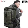 kaka 50L Waterproof Travel Backpack Men Women Multifuncti 17.3 Laptop Backpacks Male outdoor Lage Bag mochilas Best quality 561m#