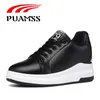 Chaussures de marche PUAMSS femmes hauteur augmentant les jeunes femmes sport