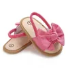 Sandaler Summer Big Bowknot andas Bekväm mjuk sula Prinsessan Sandalsko på 0-18 månader Nyfödd manlig och kvinnlig baby 240329