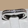 Bandringar Victoria Wieck Luxury Jewelry 10kt White Gold Filled Topaz Simated Diamond Princess Bridal For Women DFF09986256139 Drop de DH2ze