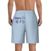 Męskie szorty Kąpiec Suit Happy Eid Al Fitr Gym Summer Cool Y2K Retro Board Short Pants Men Y2K Pants Mężczyzn