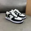 TOP Men's new sports shoes casual shoes cowhide printed pattern color matching lace up men's shoes