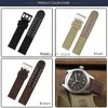 Bandes pour Hamilton kaki Field bracelet en cuir véritable Nylon hommes bande 20mm 22mm H240330