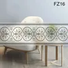 Raamstickers Europese Stijl Frosted zelfklevende PVC Glas Sticker Schuifdeur Taille Decoratieve Badkamer Film 12/15/20