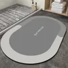 Tapis de bain sol absorbant pour salle de bain, séchage rapide, doux, antidérapant, pour la maison, cuisine, porte d'entrée, tapis latéral de baignoire