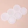 Moldes de cozimento 1 pc forma redonda espessada resina epóxi molde de silicone diy chocalho shaker doces molde cozinha ferramentas de decoração de bolo