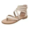 Casual Schuhe Römischen Dünne Kreuz Sandalen Weibliche Flache Fee Wind Sommer Einfache Niedrigen Ferse Retro Alle-passende Frauen der