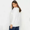 plus Size Spring Autumn Elegant Cott T-shirt Lg Sleeve Solid White Basic Tops Tee Large Size Casual Blouse 4XL 5XL 6XL 7XL K8bR#