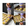Stampi da forno Press Cutter Strumenti per biscotti Biscotti per biscotti Hine Utensile da cucina Bakeware con 5 ugelli Consegna a goccia Cucina da giardino di casa, Dhxih