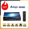 トップボックスAMLOGIC S905W2 ANDROID 11.0スマートテレビボックス4K 60F 5G WIFI HDR10ストリーミングプレーヤー2GB 16GB G31 MP2 GPUセットトップボックスQ240330