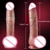 Nxy Dildos Dongs 10 Zoll Silikondildo Sexspielzeug für Frau mit Saugnapf G-Punkt-Stimulator Langer Penis Realistische weibliche Masturbation 240330