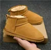 2024 Stivali invernali da donna Ultra Mini Boot Designer Stivali con plateau per uomo Stivali caldi in pelliccia alla caviglia Stivali di lusso