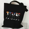 central PERK Graphic Handbags for Women Friends Tv Show Canvas Tote Bag Fi Shoulder Bag for Women Friends Tv Show Print Bag y5XI#