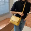 Sac à bandoulière tendance pour femmes, sacoche tendance, élégant, bonne Texture, couleur unie, rétro Simple, grande capacité, 2024