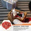 Decorative Flowers 10 Bundles Decorate Christmas Berries Red Berry Twig Stem Foam Beads Xmas Simulation