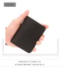 Portefeuille Hommes Titulaire de la carte Mini Homme Bourse Slim Portefeuille PU Portefeuilles en cuir Mey Clips Porte-cartes d'identité Carteira Masculina Carteras O4Xv #