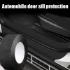 自動車ドアシルステッカーDIYペーストプロテクターストリップオートドアサイドトランクバンパーバンパーアンチスクラッチテープ防水フィルム